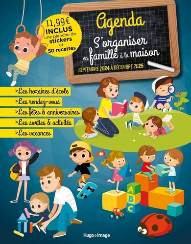 Agenda S'organiser en famille. Edition 2024-2025