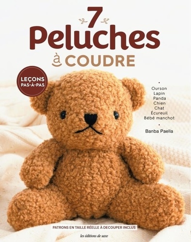 7 peluches à coudre