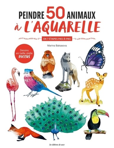 Peintre 50 animaux à l'aquarelle