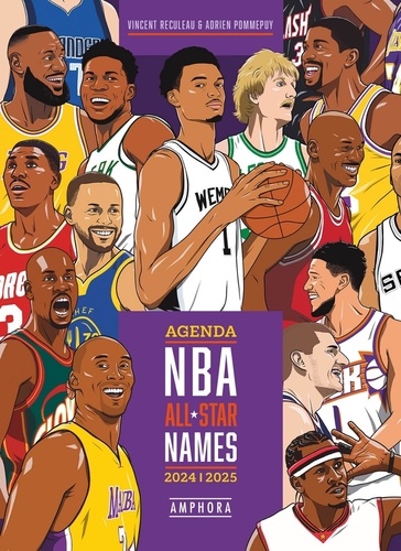 Agenda NBA All Star Names. Edition 2024-2025