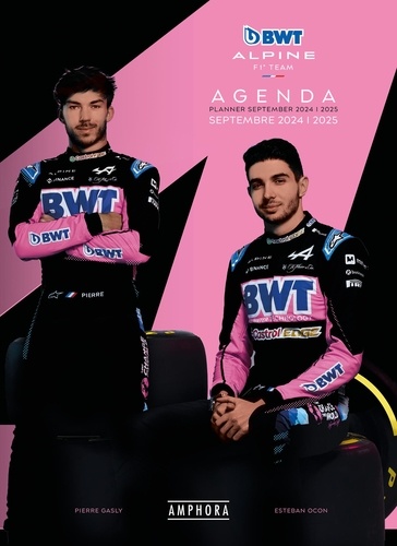 Agenda BWT Alpine F1 team. Edition 2024-2025