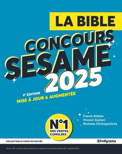 La bible du concours SESAME. Edition 2025