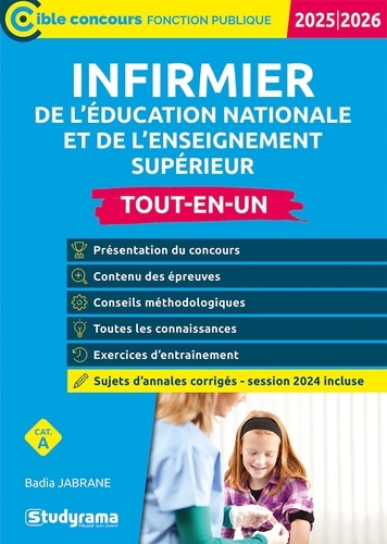 Infirmier(e) de l'Education nationale et de l'enseignement supérieur. Tout-en-un, Edition 2025-2026