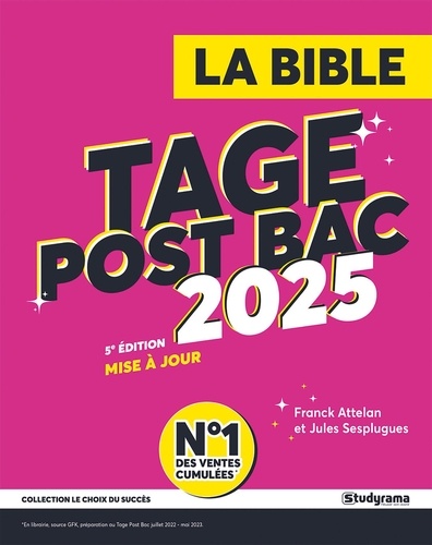 La bible du TAGE post bac. Edition 2025