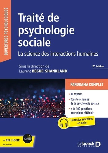 Traité de psychologie sociale. La science des interactions humaines