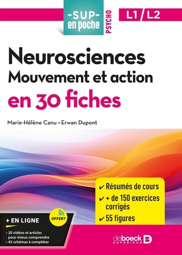 Neurosciences. Mouvement et action en 30 fiches - L1/L2