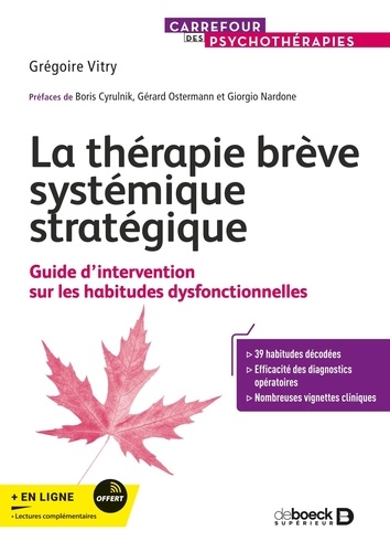 La relation au coeur du changement. Efficacité des diagnostics opératoires avec la thérapie brève systémique