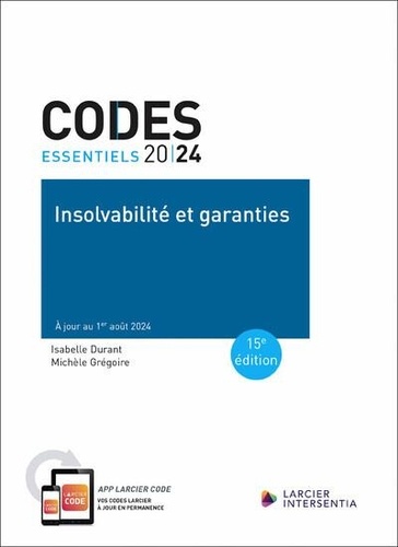 Insolvabilité et garanties. Edition 2024