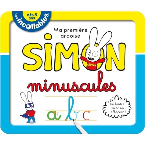 Ma première ardoise Simon minuscules. Avec un feutre effaçable