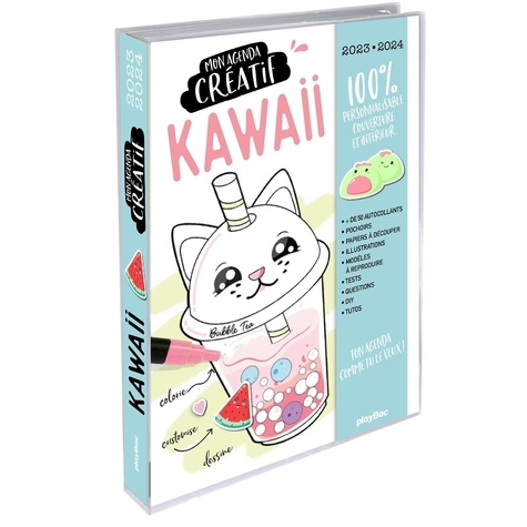 Mon agenda créatif kawaii. Edition 2024-2025