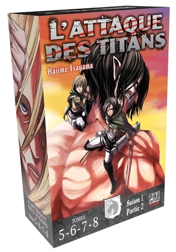 L'attaque des titans Tomes 5 à 8 : Coffret en 4 volumes