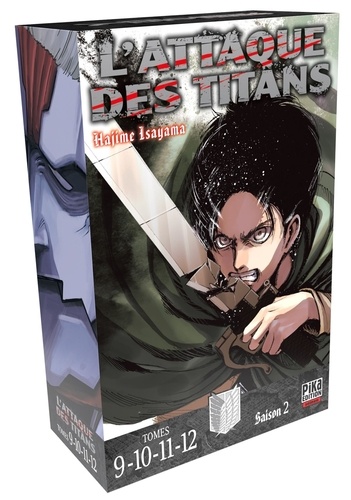 L'attaque des titans Tomes 9 à 12 : Coffret en 4 volumes