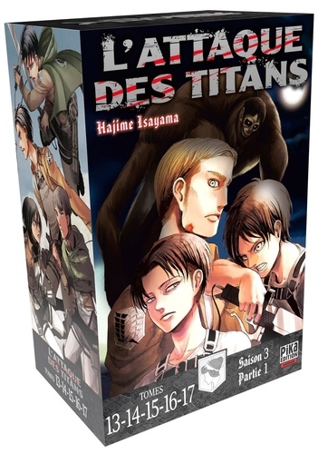 L'attaque des titans Saison 3 Partie 1, Tomes 13 à 17 : Coffret en 5 volumes