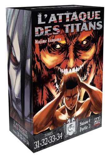 L'attaque des titans Tomes 31 à 34 : Coffret en 4 volumes