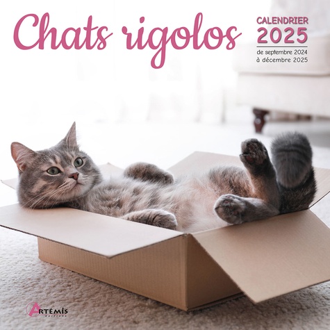 Chats rigolos. Calendrier de septembre 2024 à décembre 2025, Edition 2025