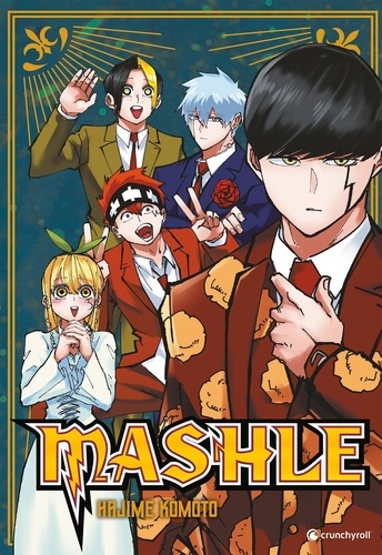 Mashle Tome 15 : Ryoh Grantz et le sens de la virilité. Coffret avec le roman Mash Burnedead et le livre des aventures, l'écusson de la maison de Mash et 1 stand acrylique, Edition collector