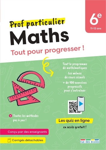 Maths 6e. Tout pour progresser !