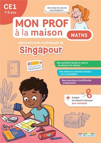 Mon prof à la maison maths Singapour CE1