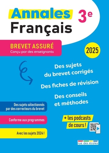 Annales Français 3e. Edition 2025