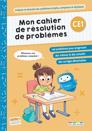 Mathématiques CE1 Mon cahier de résolution de problèmes