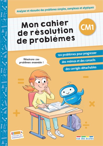 Mon cahier de résolution de problèmes CM1. Pour un entraînement progressif