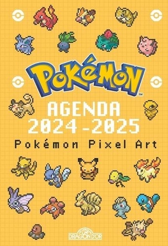 Agenda Pokémon - Pixels. Edition 2024-2025