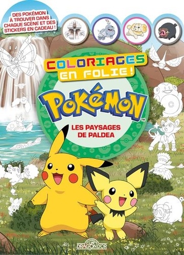 Pokémon. Les Paysages de Paldea. Avec des stickers