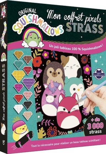 Mon coffret pixels strass Squishmallows. Avec + de 3 000 strass