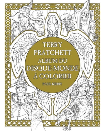 Terry Pratchett. Album du disque-monde à colorier