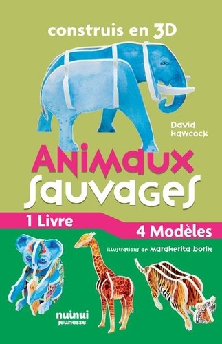 Animaux sauvages. 1 livre, 4 modèles