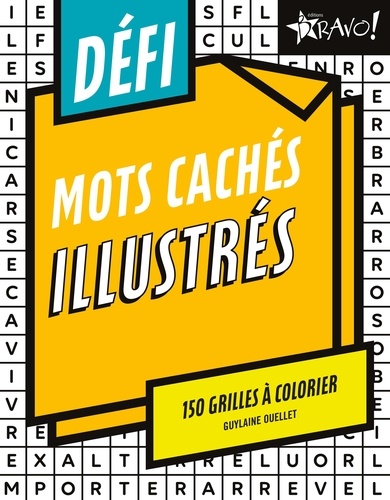 Défi Mots cachés illustrés. 150 grilles à colorier