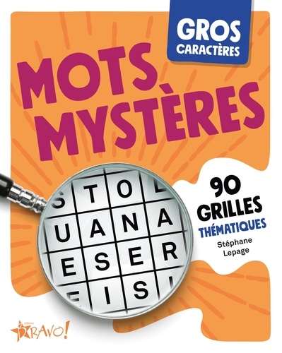 Mots mystères. 90 grilles thématiques [EDITION EN GROS CARACTERES