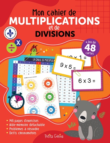 Mon cahier de multiplications et de divisions