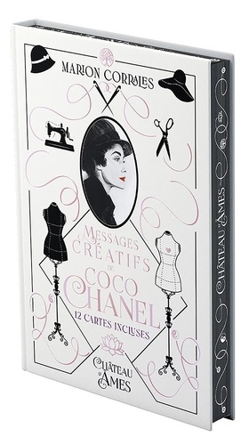 Messages créatifs de Coco Chanel. 12 cartes incluses