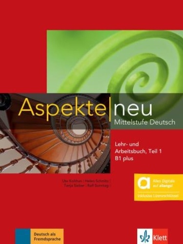 Aspekte Neu B1 plus Volume 1. Livre et cahier, Edition en allemand