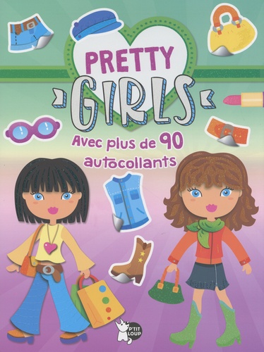 Pretty girls (vert). Avec plus de 90 autocollants