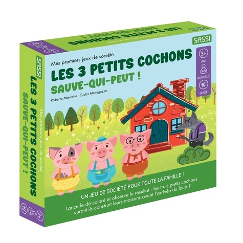 Mes premiers jeux de société. Les 3 petits cochons. Sauve-qui-peut !