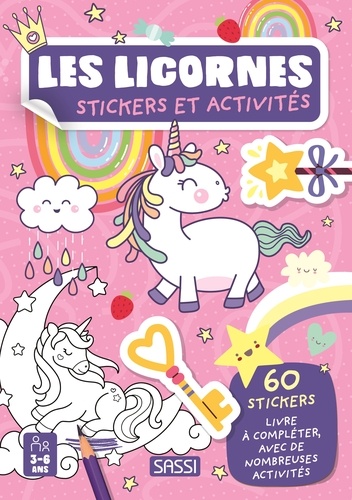 Stickers et activités - Les licornes