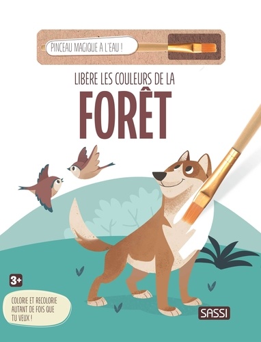 Libère les couleurs de la forêt. Avec 1 pinceau