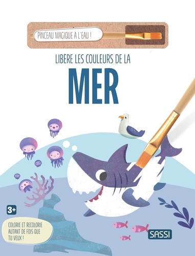 Libère les couleurs de la mer. Avec 1 pinceau