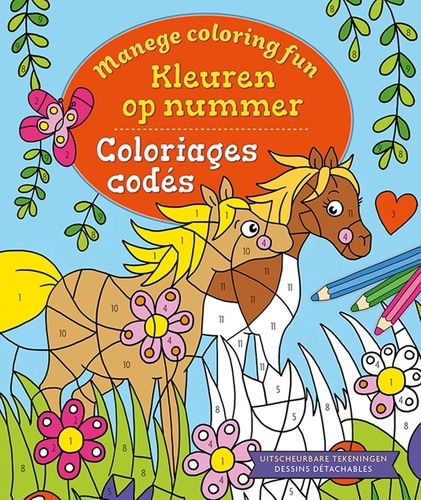 Coloriages codés. Manege Coloring Fun