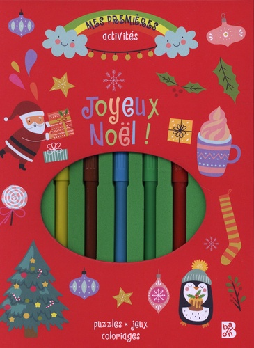 Joyeux Noël. Puzzles, jeux, coloriages