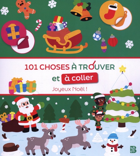 101 choses à trouver et à coller Joyeux Noël