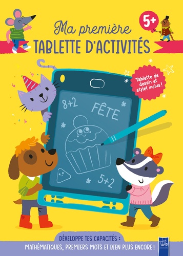 Ma première tablette d'activités. Développe tes capacités : Mathématiques, premiers mots et bien plus encore - Avec 1 tablette de dessin et 1 stylet inclus