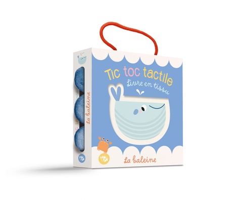 La Baleine. Livre en tissu