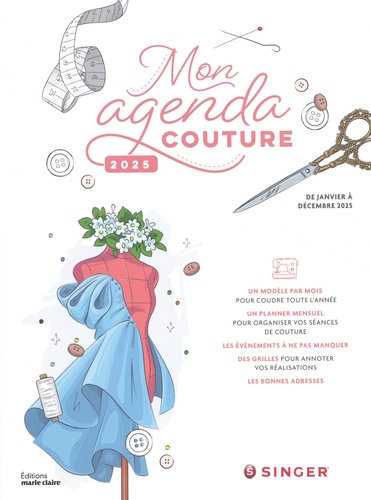 Mon agenda couture. Edition 2025