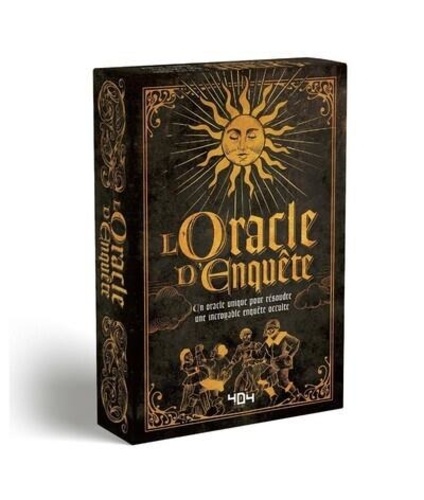 L'oracle d'enquête. Un oracle unique pour résoudre un jeu d'enquête occulte