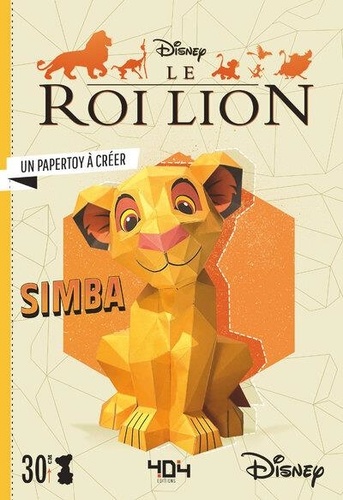 Le Roi Lion Simba. Un papertoy à créer