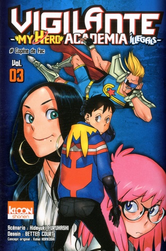 Vigilante My Hero Academia Illegals Tome 3 : Copine de fac