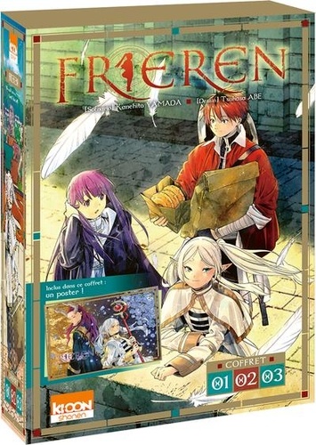 Frieren : Coffret en 3 volumes. Tomes 1 à 3. Avec un poster